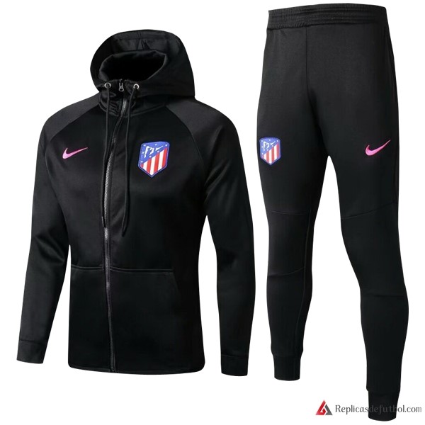 Chandal Atletico Madrid 2017-2018 Negro Marino